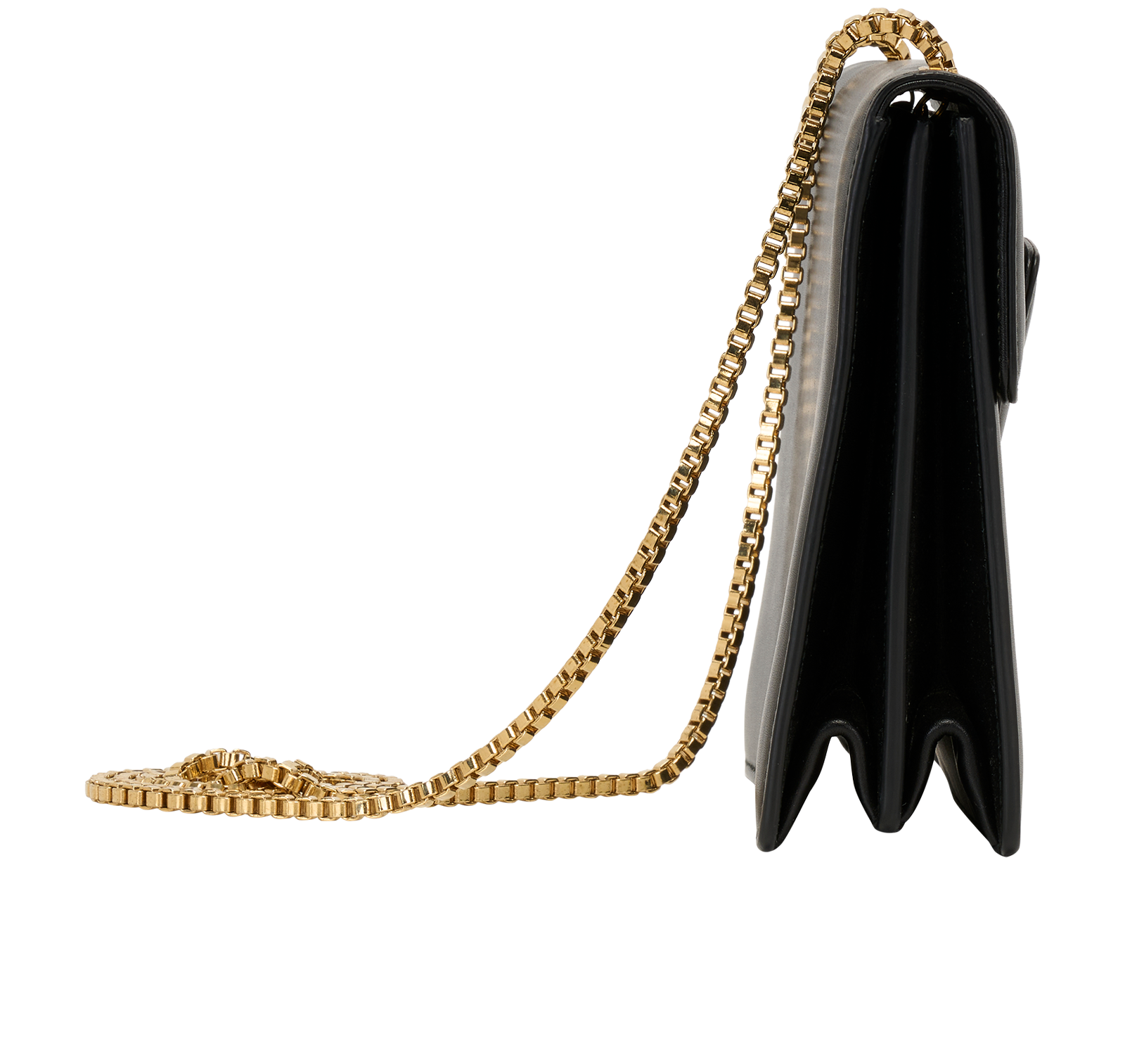 Thalia Crossbody, &pound;220, Handbags, Black, Leather, Side view